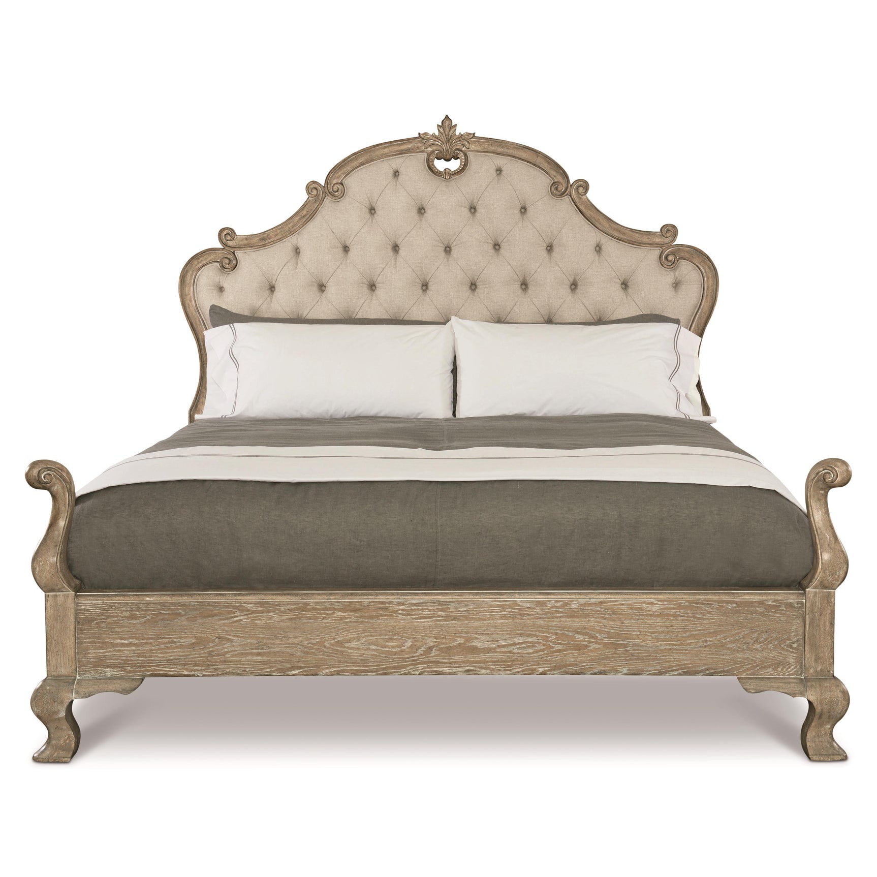Campania Weathered Sand/Beige Panel King Bed - Ornate Home