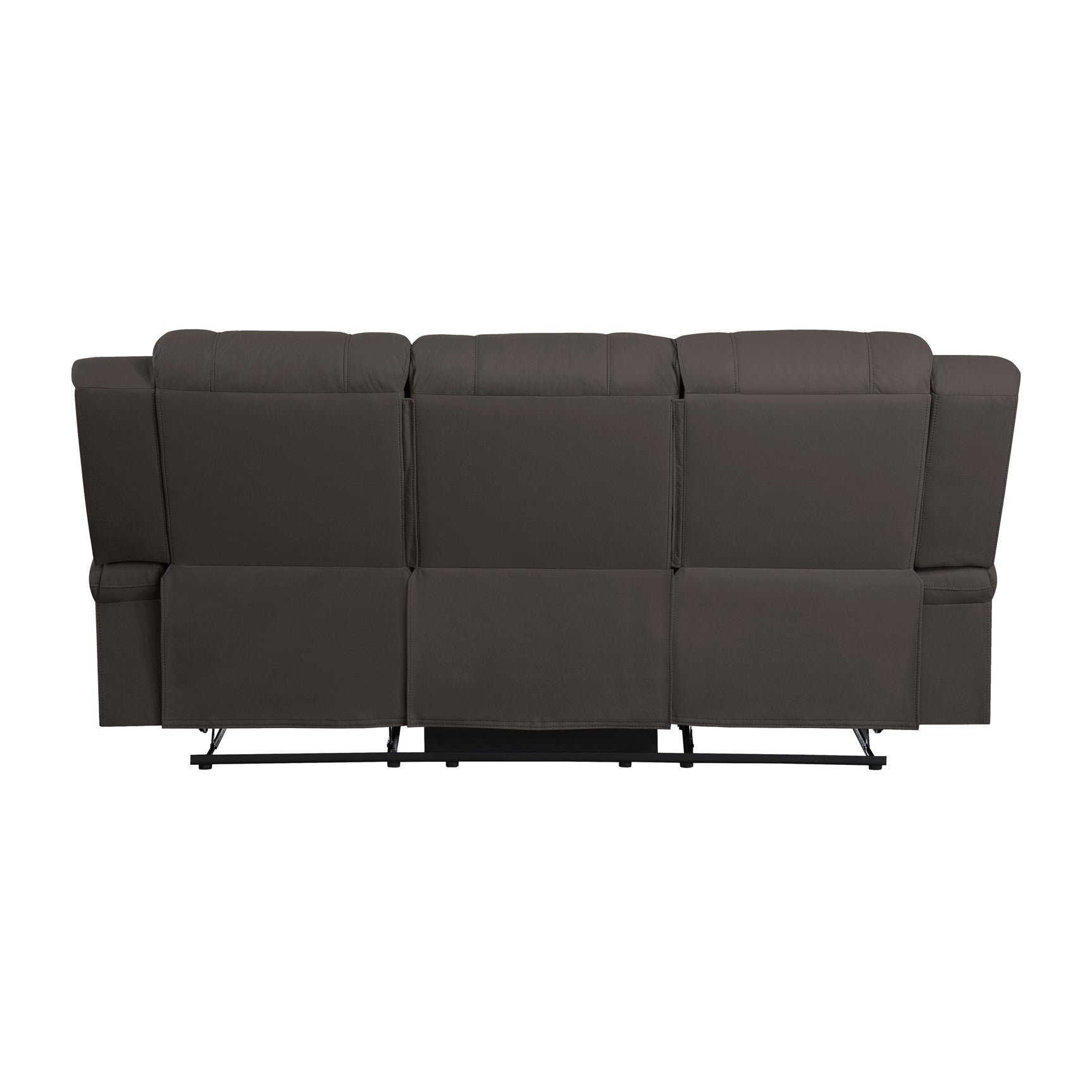 Camryn Chocolate Double Reclining Sofa - Ornate Home