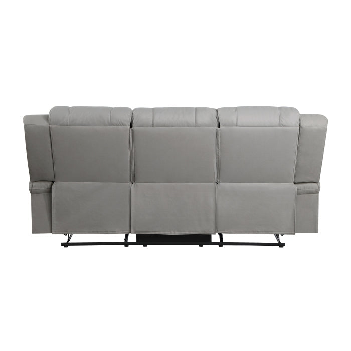 Camryn Gray Double Reclining Sofa - Ornate Home