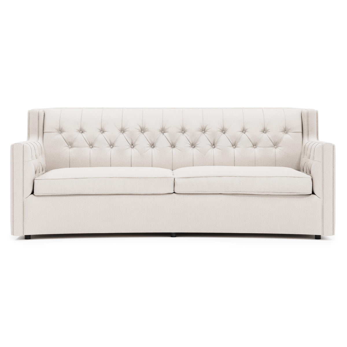 Candace Brown Sofa Without Pillows - Ornate Home