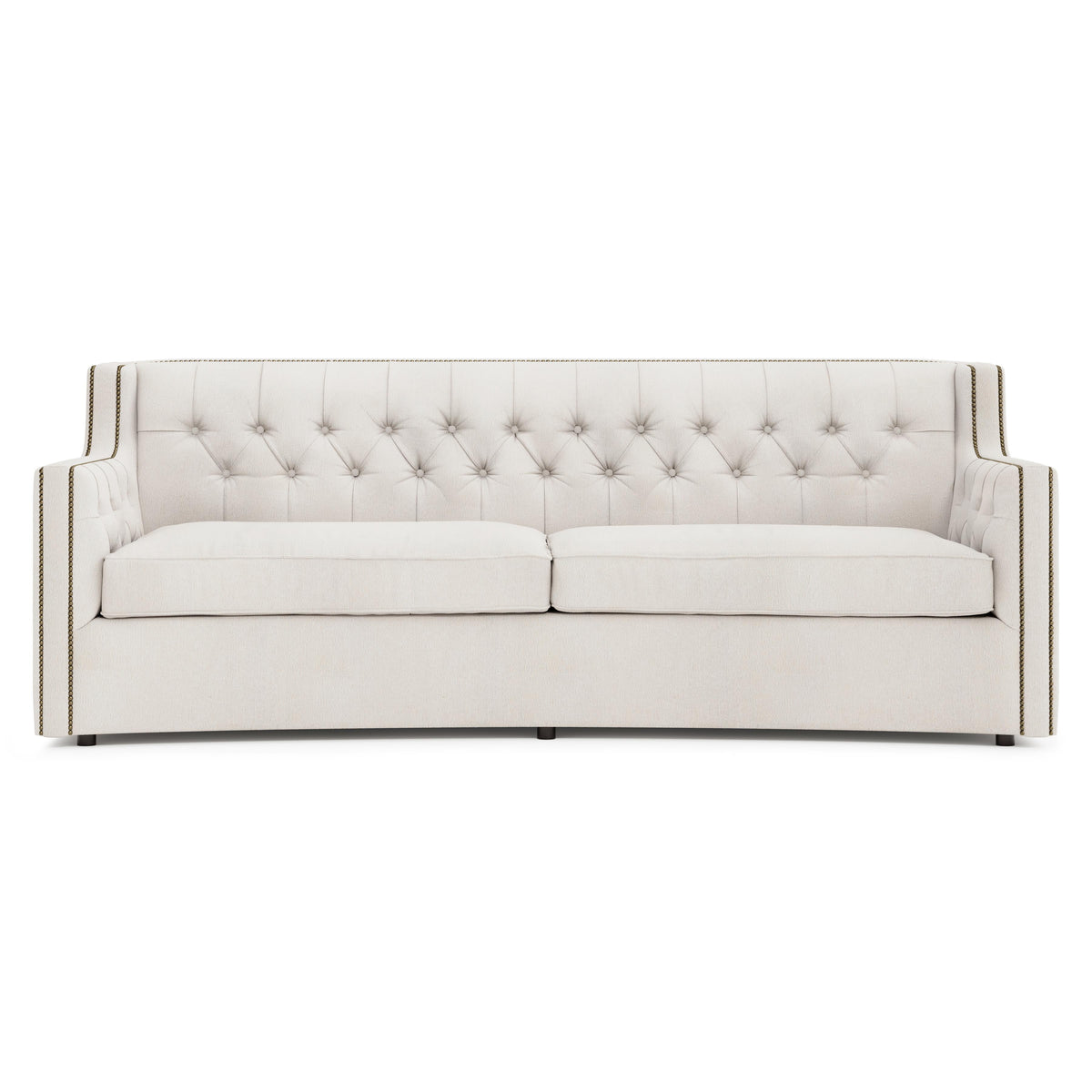 Candace Gray Sofa Without Pillows - Ornate Home