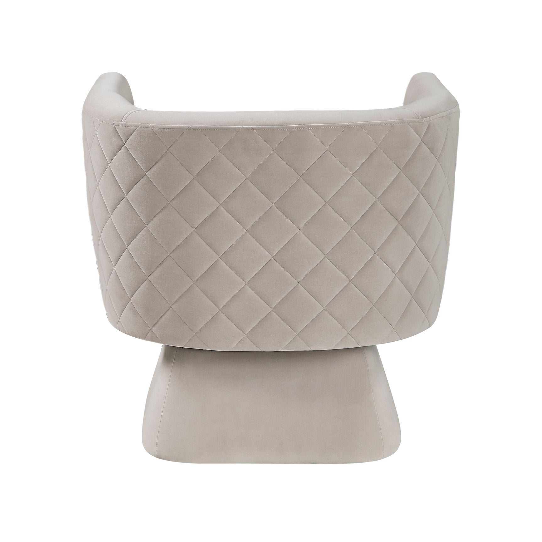 Candace Taupe Swivel Chair - Ornate Home