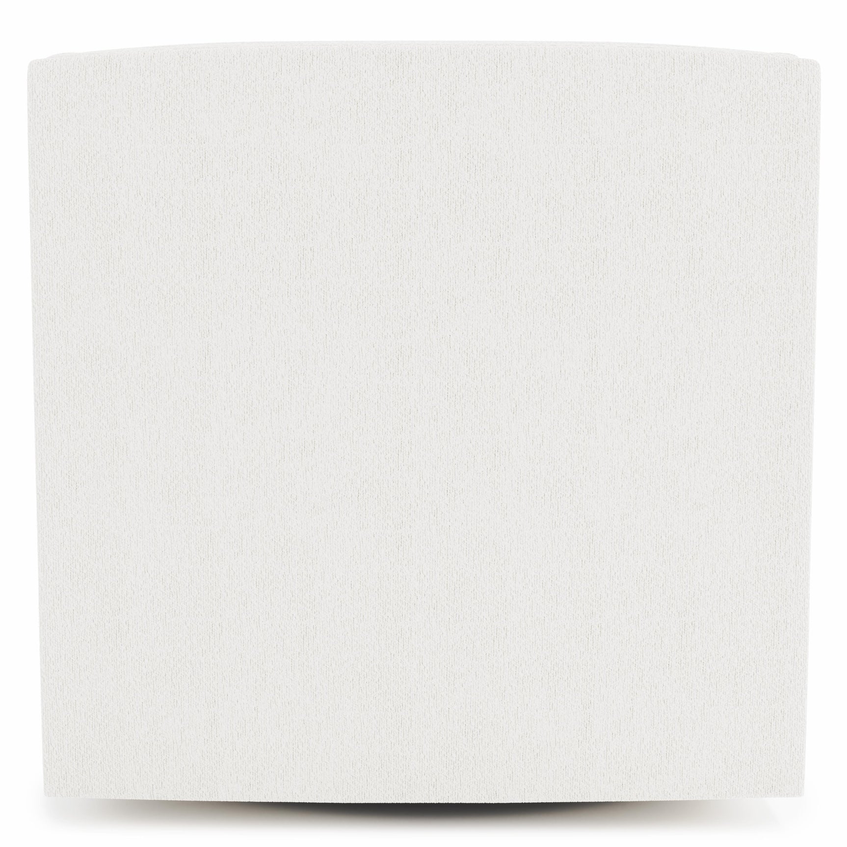 Candace White/Cream Fabric Swivel Chair - Ornate Home