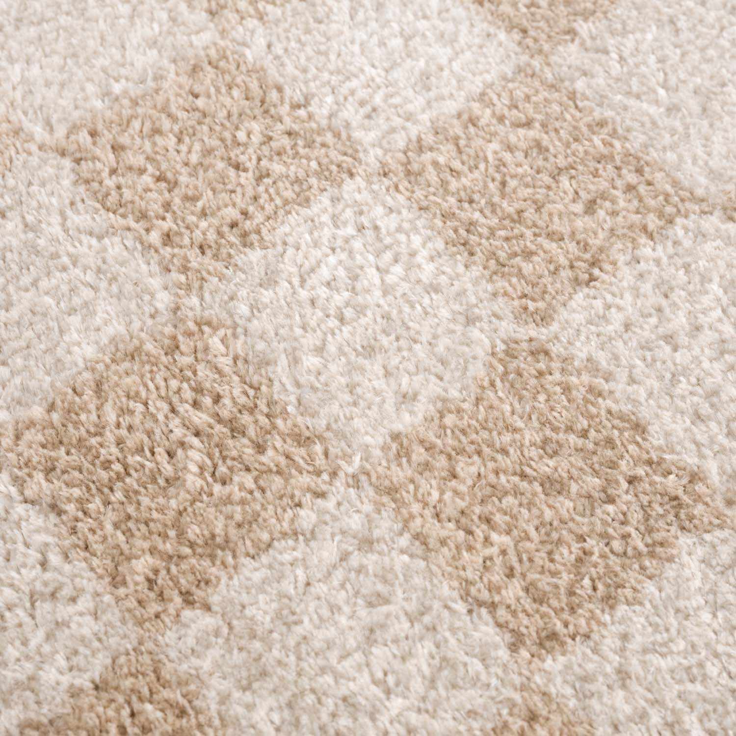 Canika Checkered Cream Washable Area Rug - Ornate Home