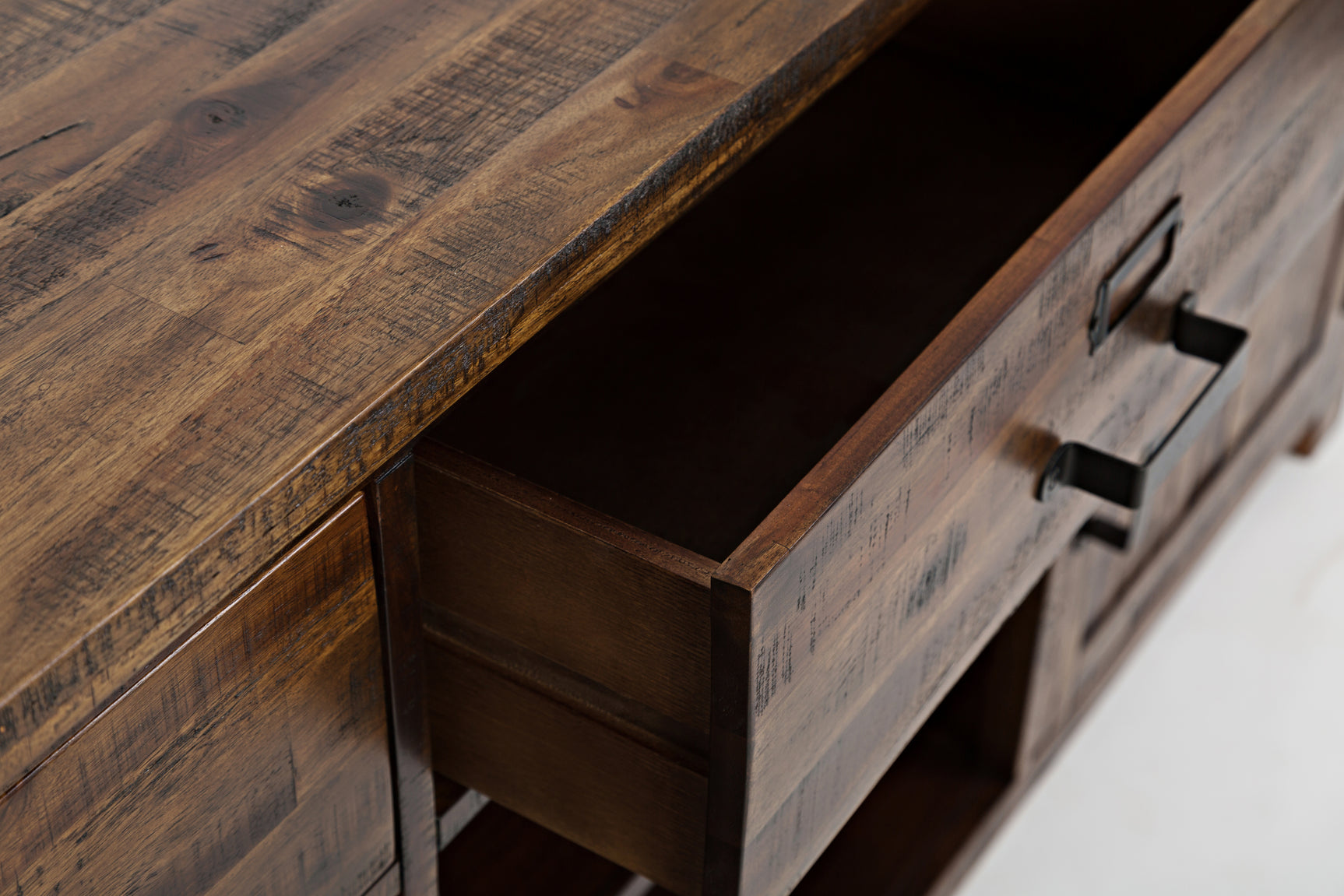 Cannon Valley Brown 70 Media Unit - Ornate Home
