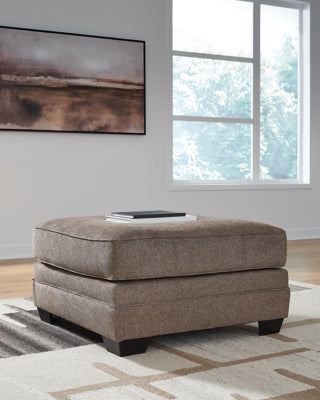 Cannonbrook Nutmeg Oversized Accent Ottoman (Online Special Price) - Ornate Home
