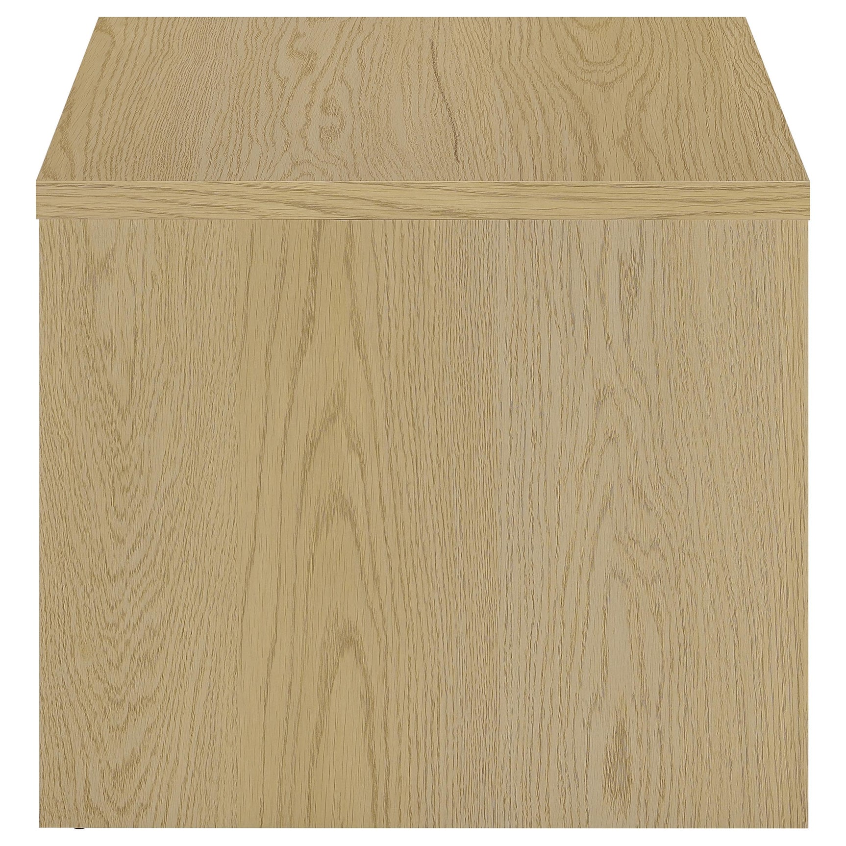 Canoga Light Oak Engineered Wood Accent Side End Table - Ornate Home