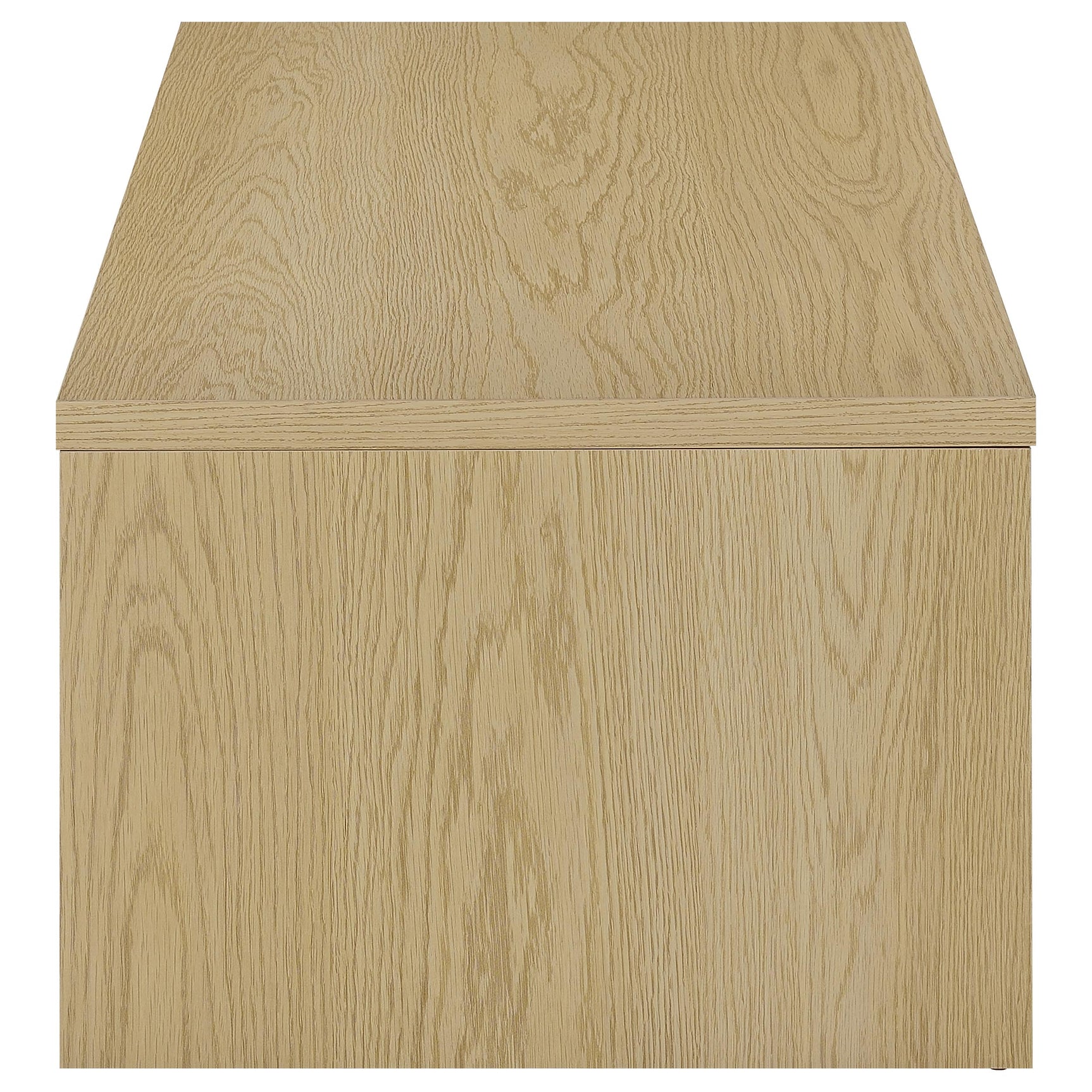 Canoga Light Oak Engineered Wood Lift Top Coffee Table - Ornate Home