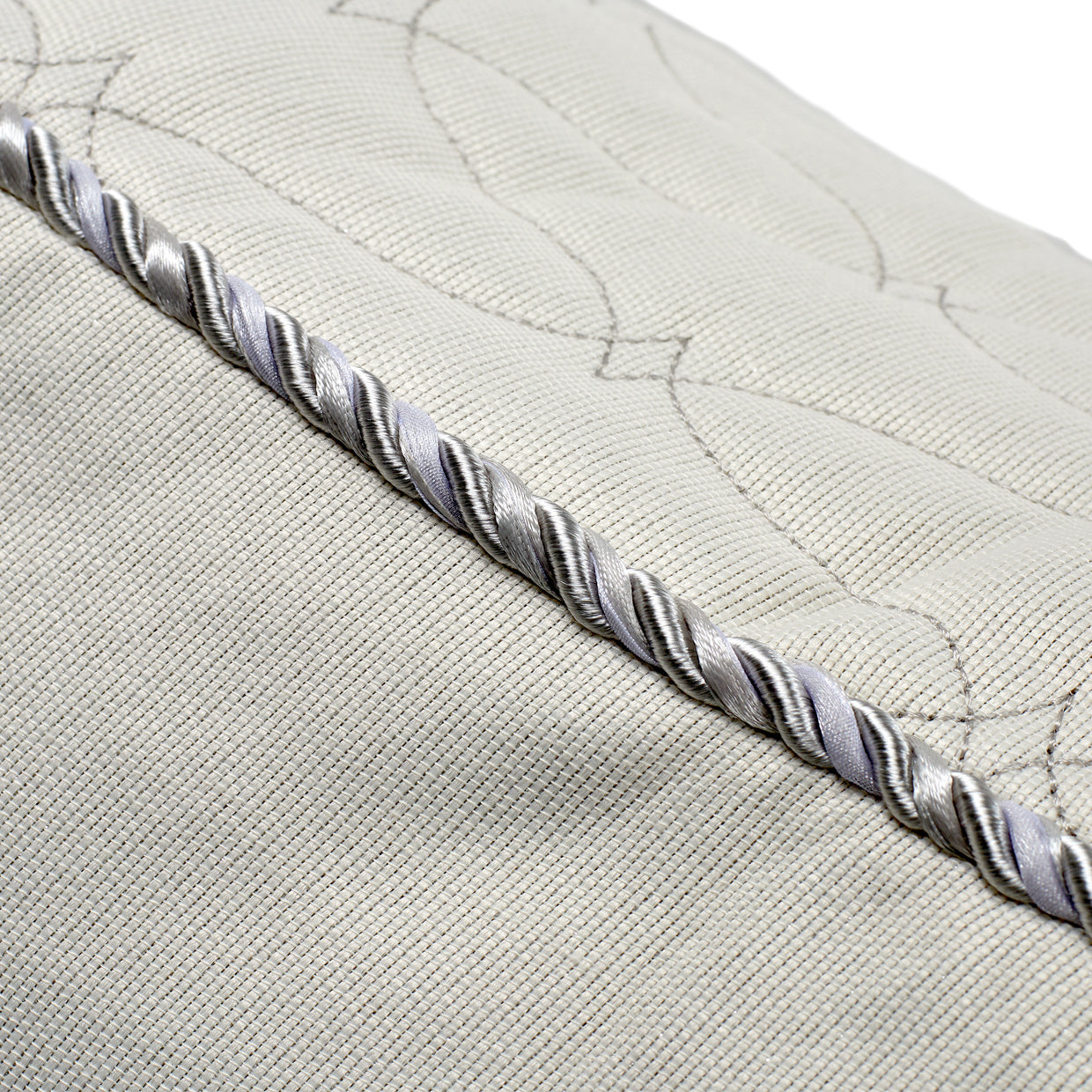 Canterbury Silver Comforter Set - Ornate Home
