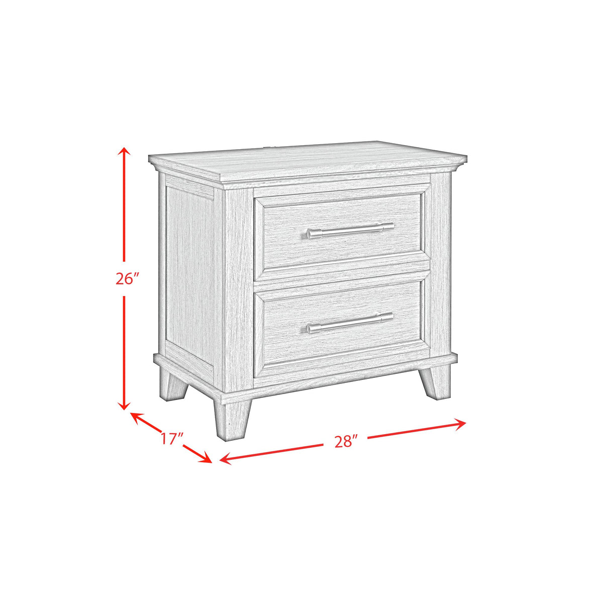 Canterbury Ivory 4-Piece Queen Storage Bedroom Set with 2 Nightstands & Chest - Ornate Home
