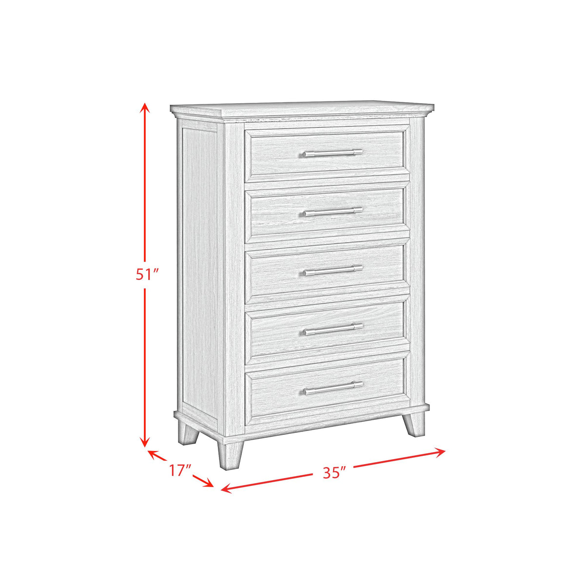 Canterbury Ivory 4-Piece Queen Storage Bedroom Set with 2 Nightstands & Chest - Ornate Home
