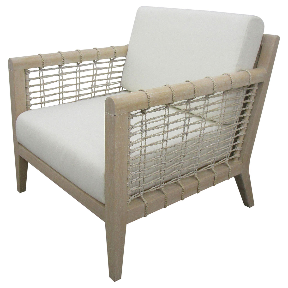 Cantu White Weathered Natural HP0426 Accent Chair - Ornate Home