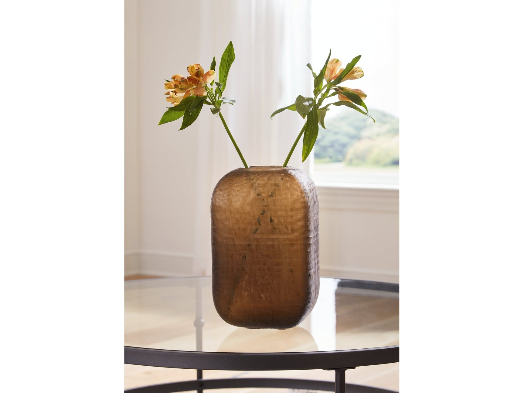 Capard Brown Vase (11" H) (Online Special Price) - Ornate Home