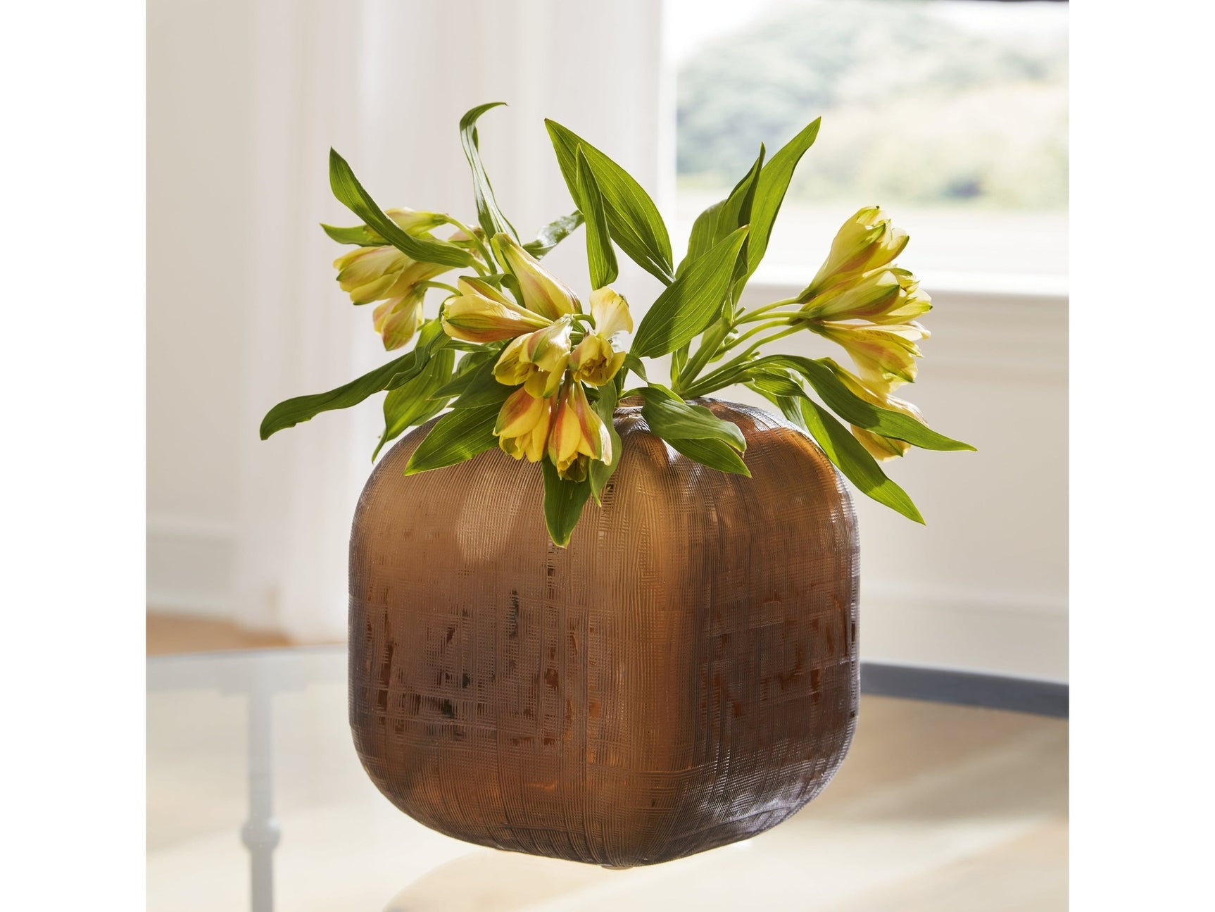 Capard Brown Vase (7.75" H) - Ornate Home