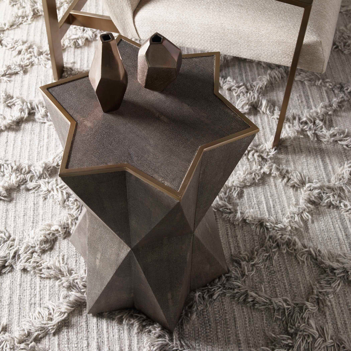 Capella Gray Accent Table - Ornate Home