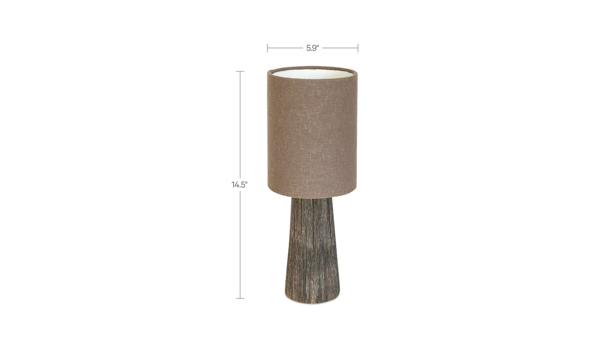 Capra Dark Brown 5 in 14. Table Lamp - Ornate Home