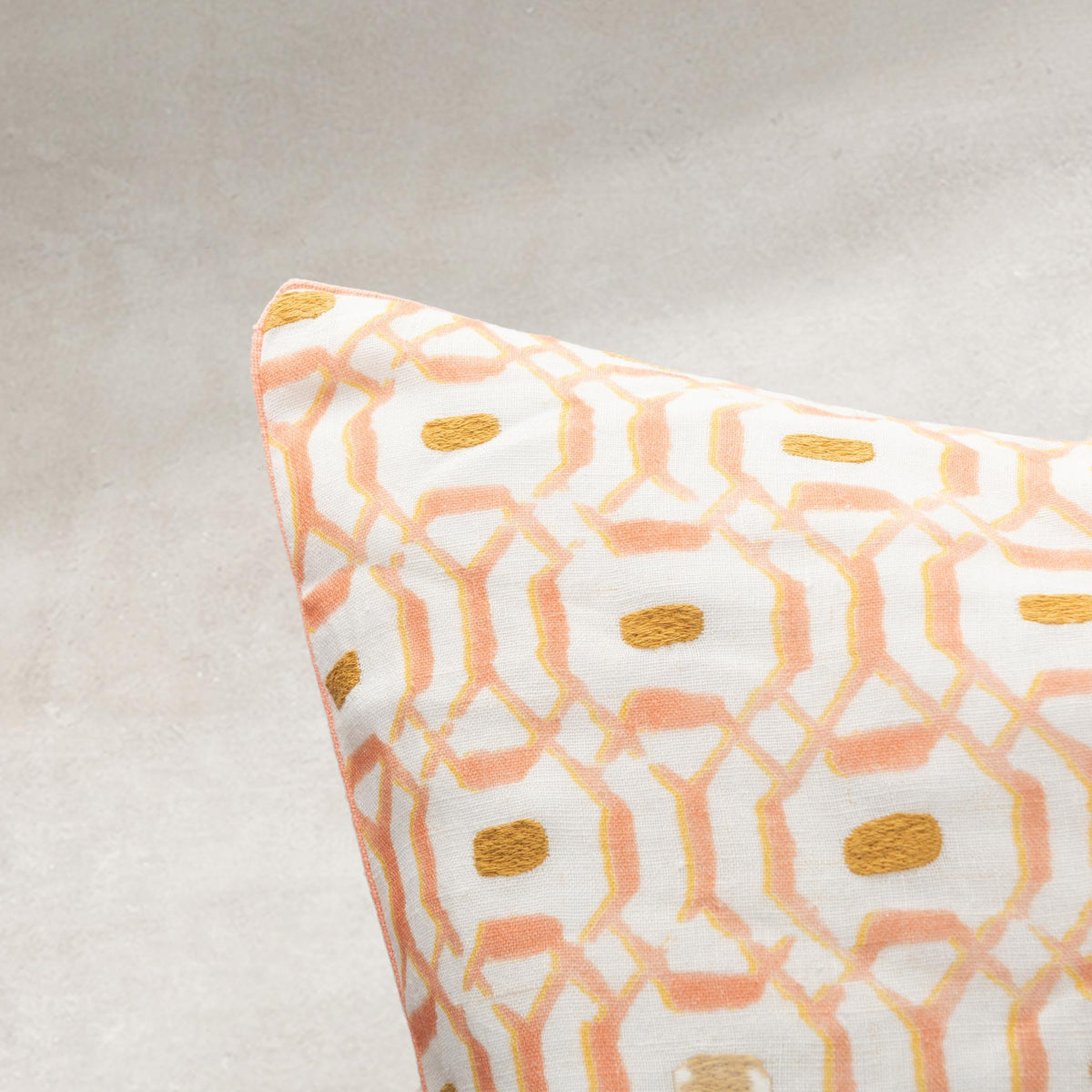 Capri Coast Coral 22"x22" Throw Pillow (Set of 2)