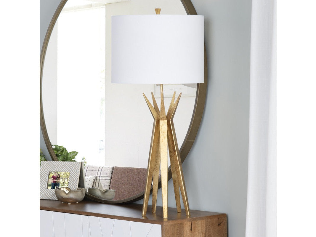 Capri Gold Table Lamp - Ornate Home