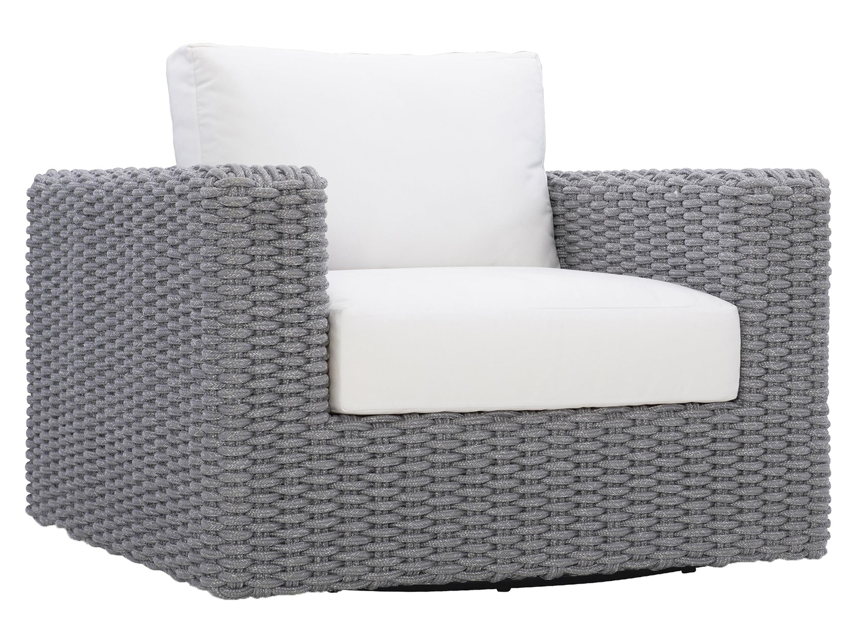 Capri Raven/Grey Mist Outdoor Swivel Chair - Ornate Home