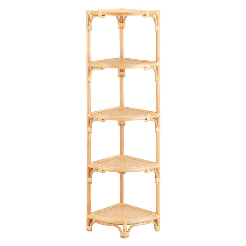 Capri Tan Corner Shelf - Ornate Home
