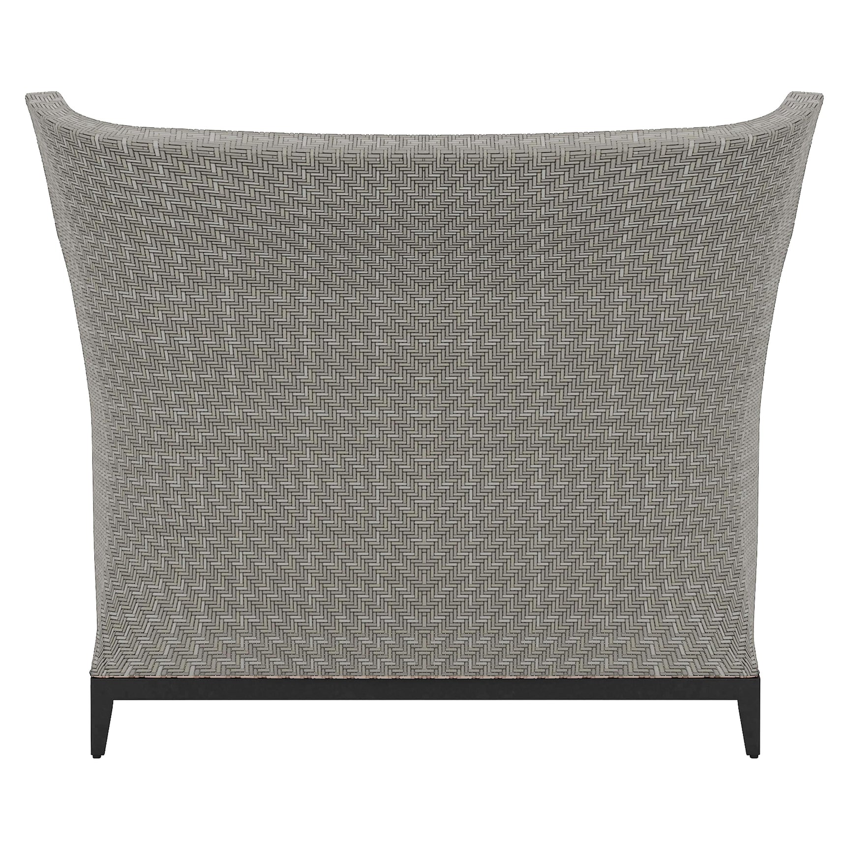 Captiva Pewter Grey/White/Cream Outdoor Chair 1/2 - Ornate Home