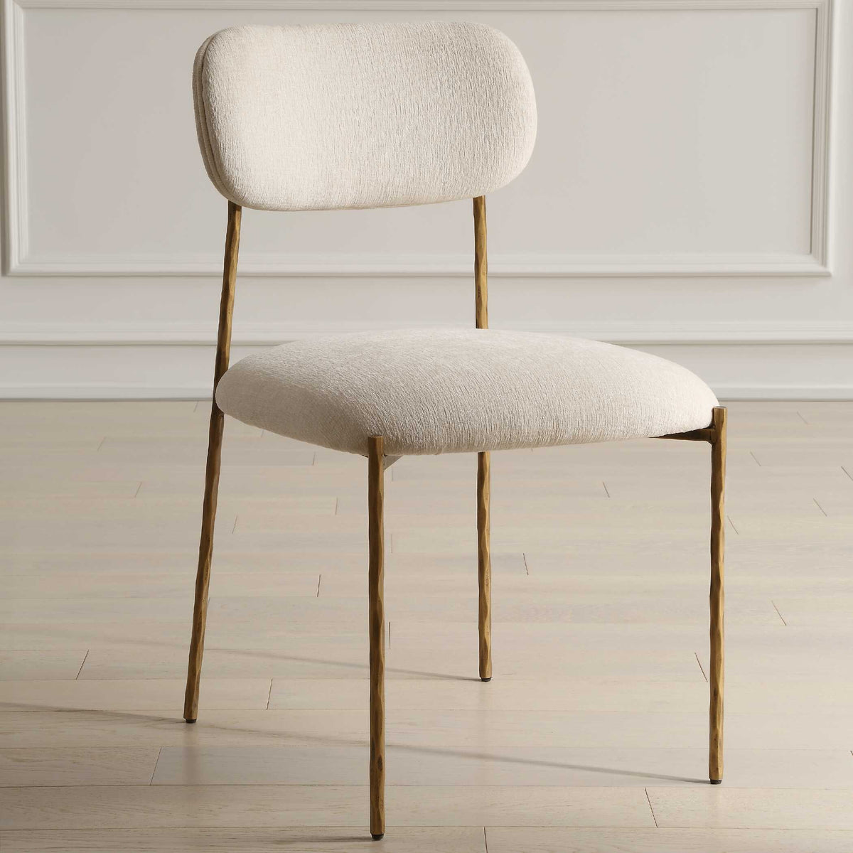 Capture Gold/White Dining Chair (Set of 2) - Ornate Home