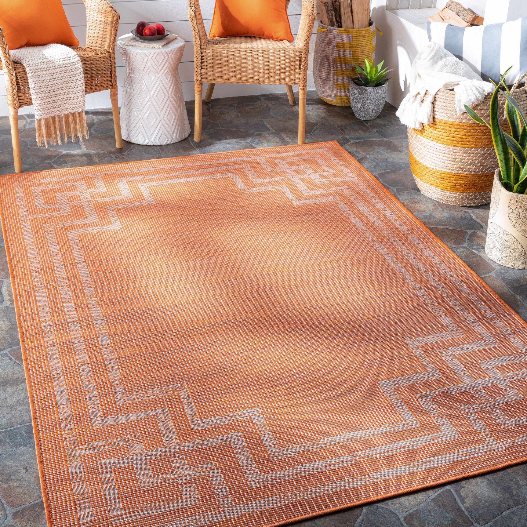 Caravonica Flatweave Outdoor Area Carpet - Clearance - Ornate Home