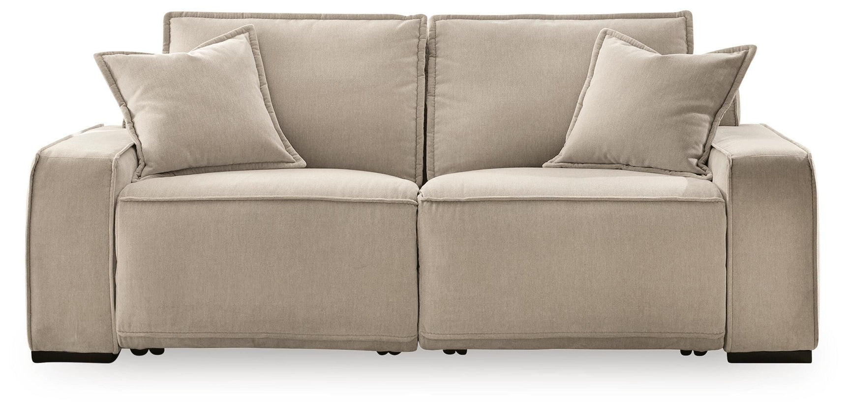 Carceri Cashmere 2-Piece Power Reclining Sectional Loveseat - Ornate Home