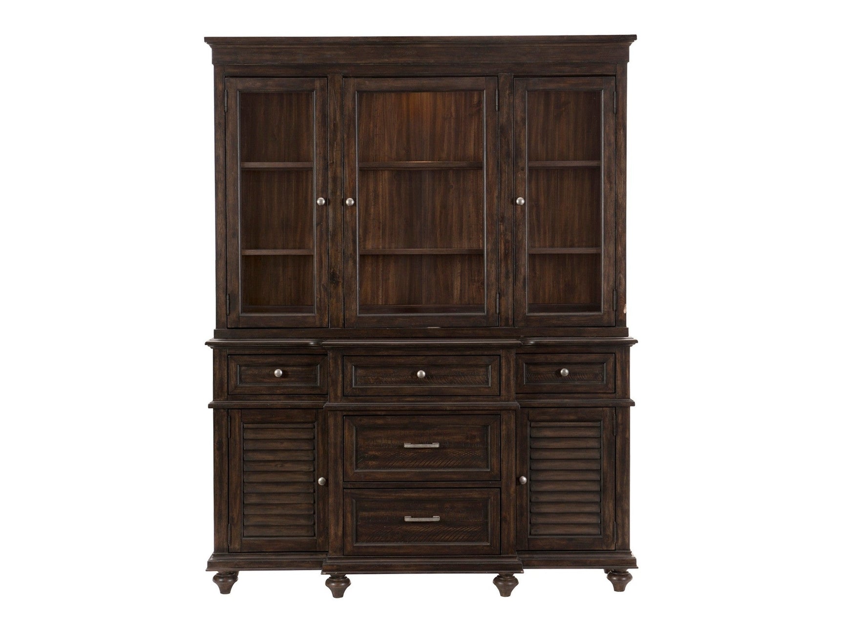 Cardano Brown Buffet & Hutch - Ornate Home