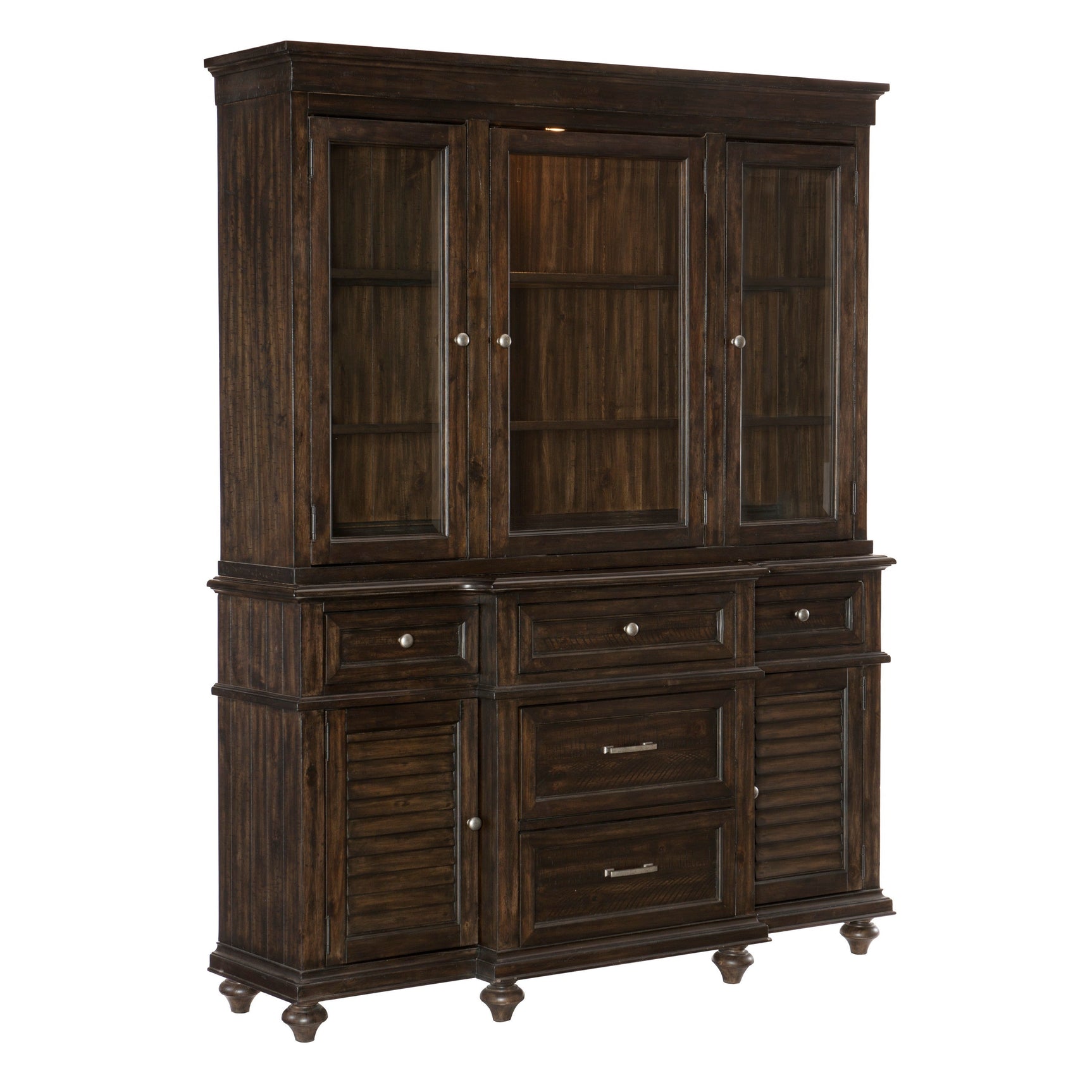 Cardano Brown Buffet & Hutch - Ornate Home
