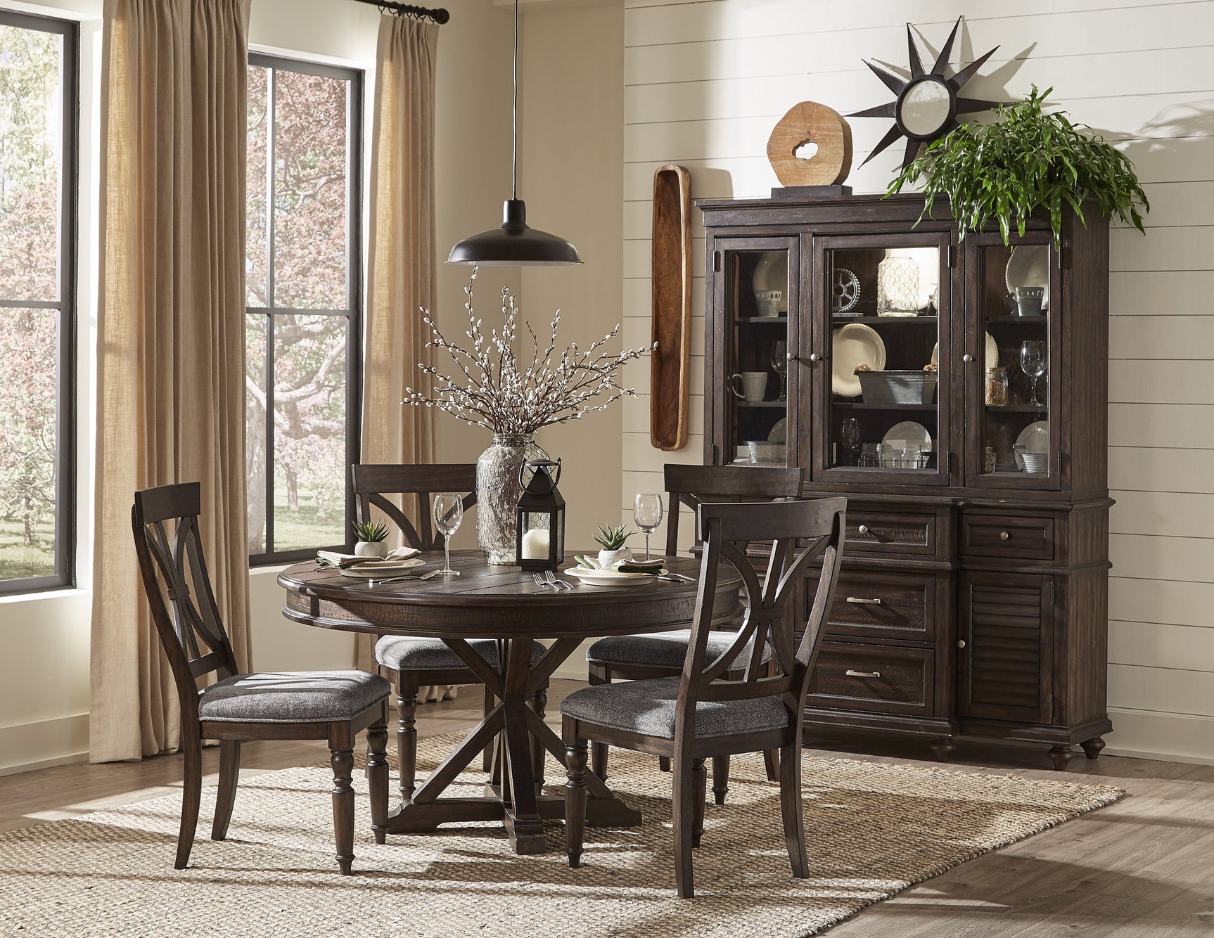 Cardano Brown Buffet & Hutch - Ornate Home