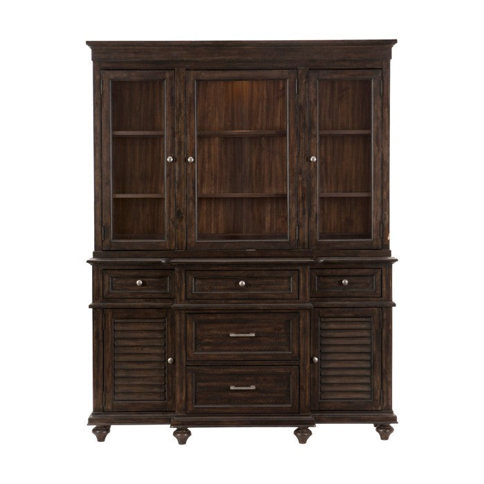 Cardano Brown Buffet & Hutch - Ornate Home
