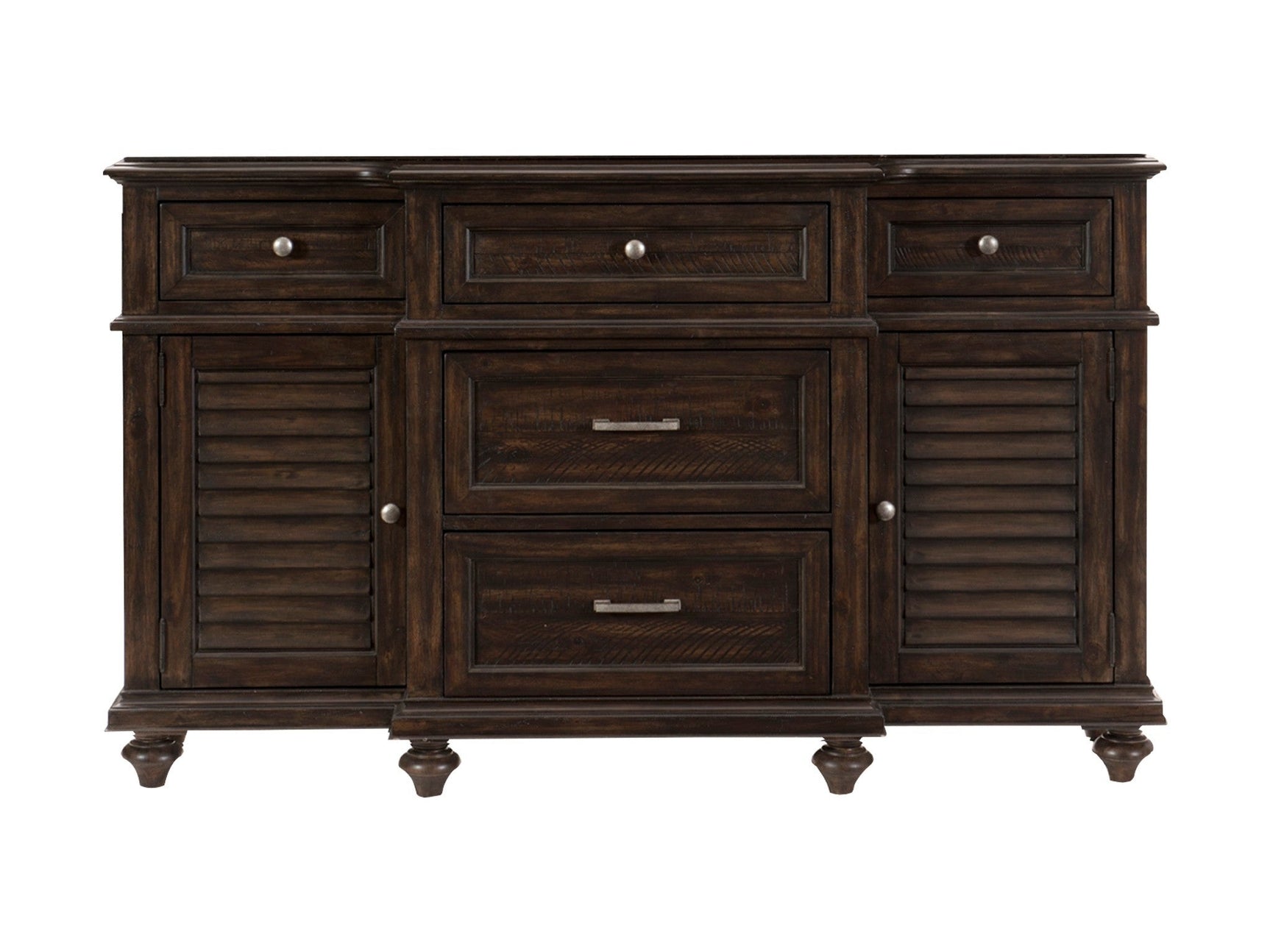 Cardano Brown Buffet/Server - Ornate Home