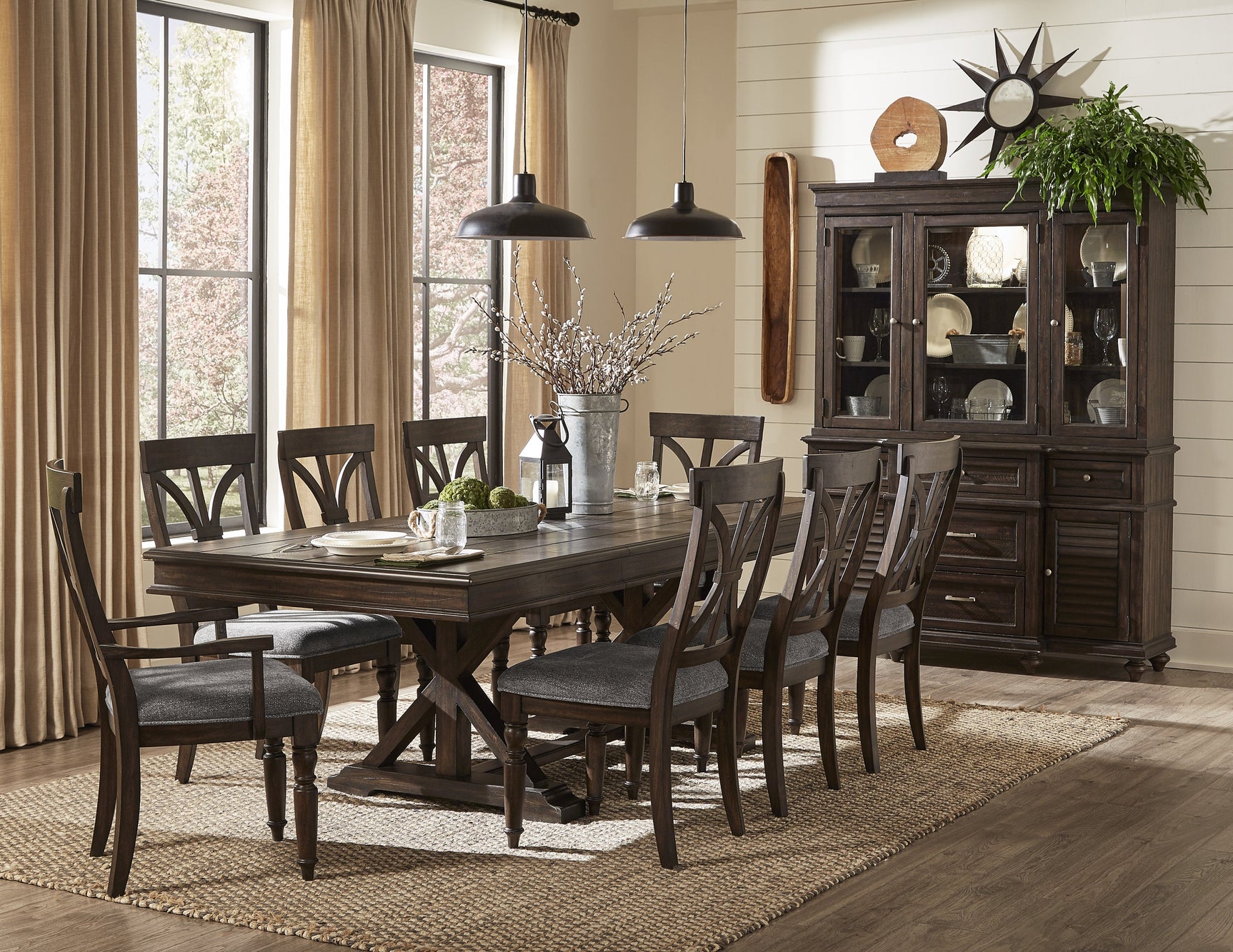 Cardano Brown Side Chair (Set of 2) - Ornate Home