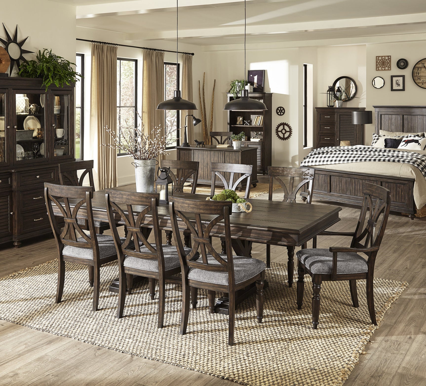 Cardano Brown Side Chair (Set of 2) - Ornate Home