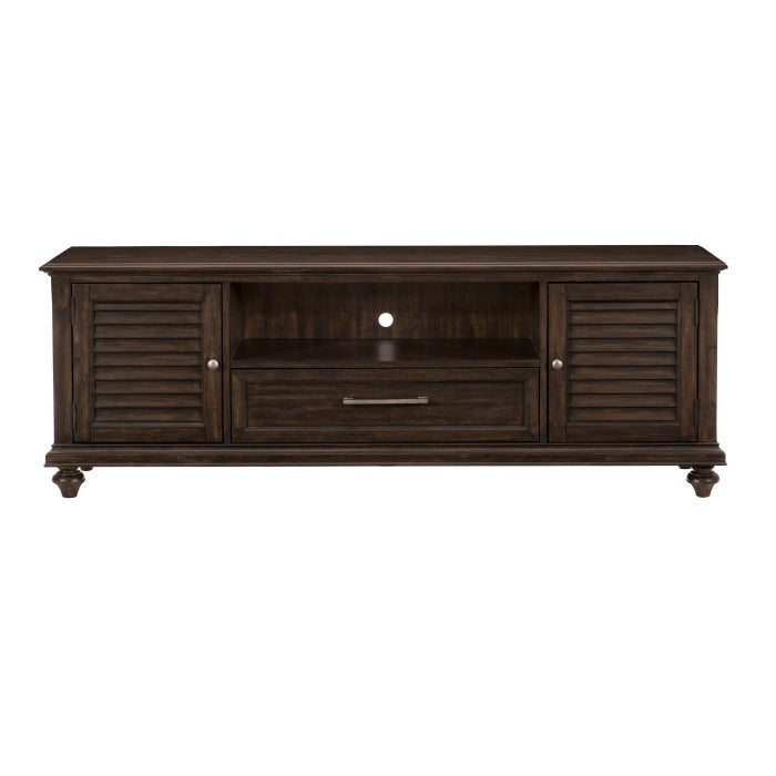 Cardano Driftwood Charcoal 72" TV Stand - Ornate Home