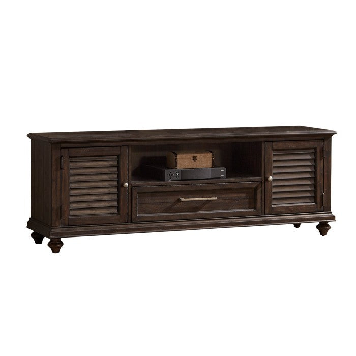 Cardano Driftwood Charcoal 72" TV Stand - Ornate Home