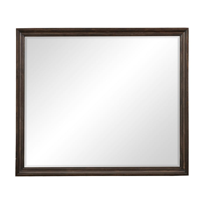 Cardano Driftwood Charcoal Mirror (2.75"D) - Ornate Home