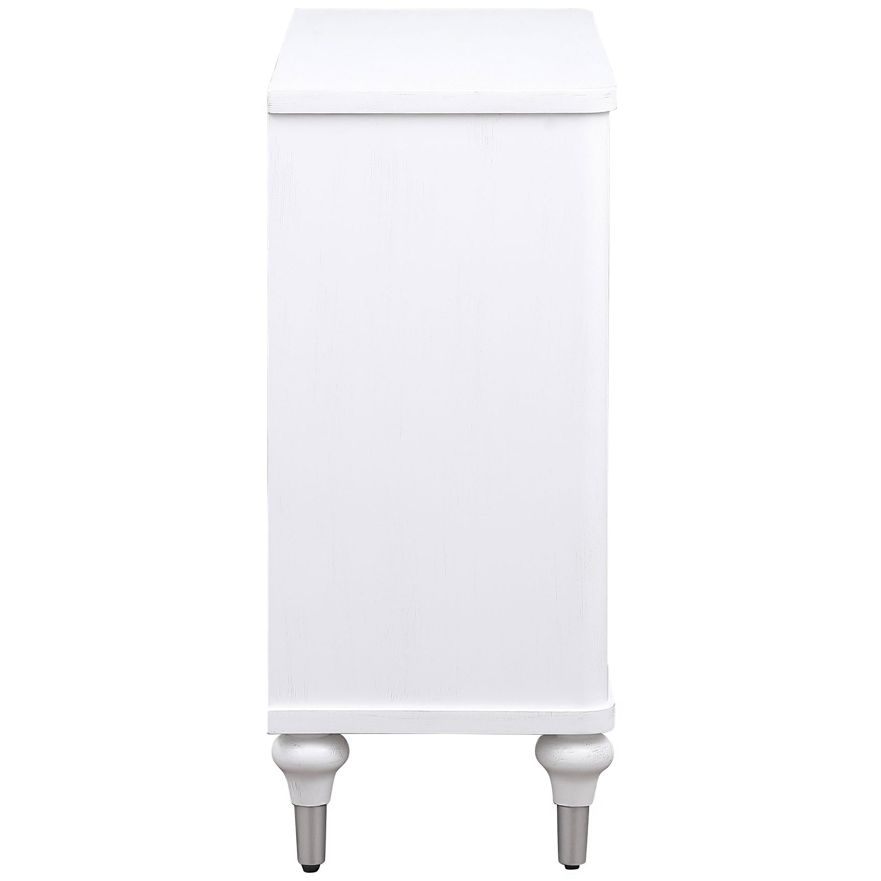 Cardella Distressed White Accent Cabinet - Ornate Home