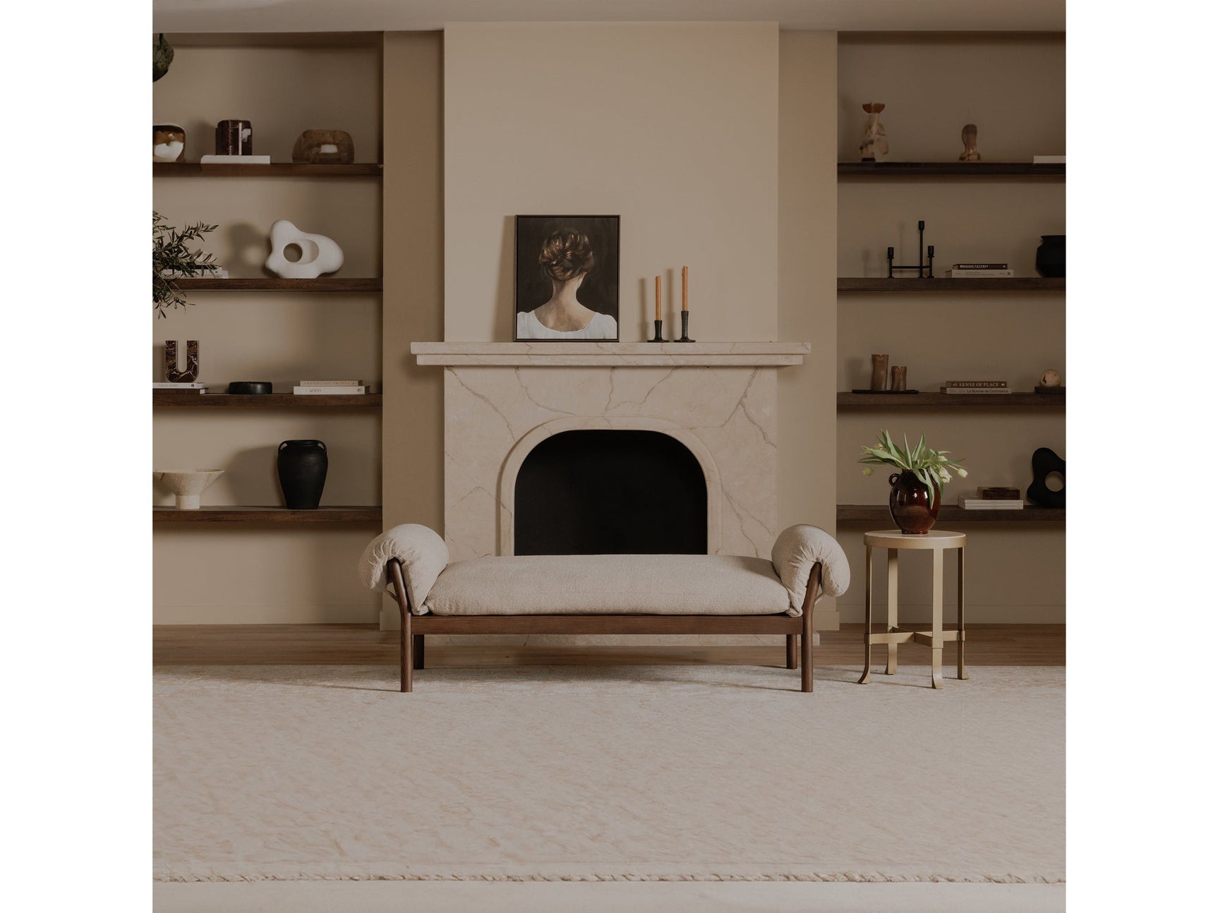 Cardero Beige Daybed - Ornate Home