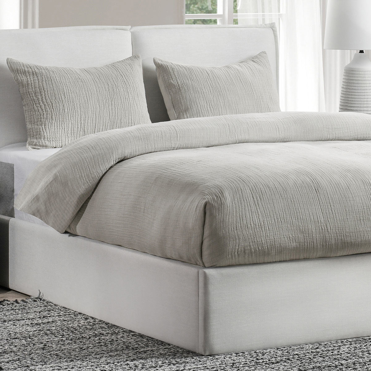 Cardiff Gray Duvet Collection - Ornate Home