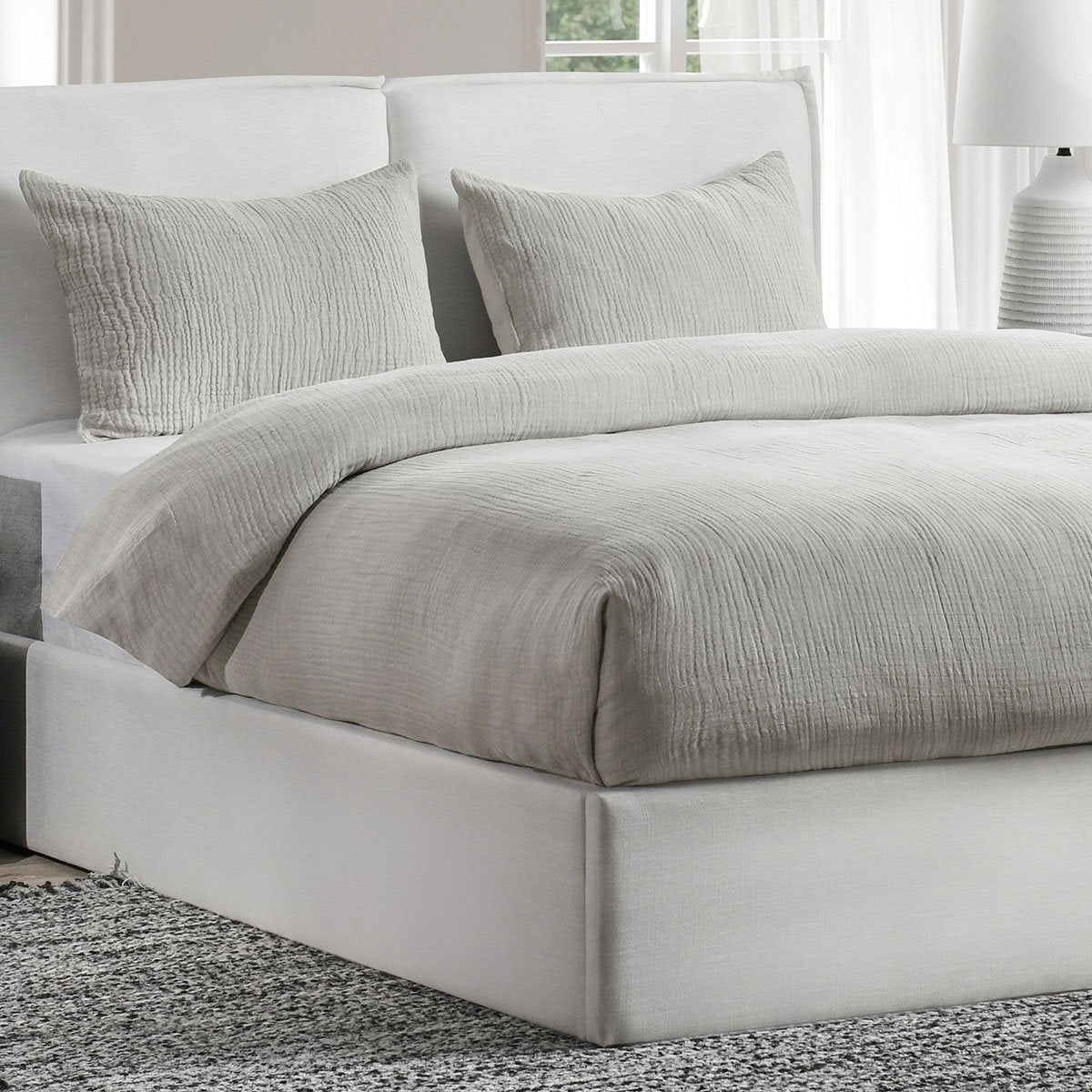 Cardiff Gray Duvet Collection - Ornate Home