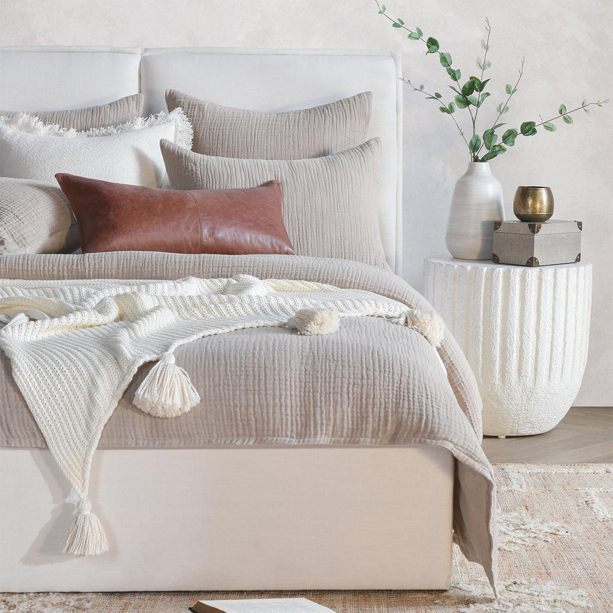 Cardiff Natural Duvet Collection - Ornate Home