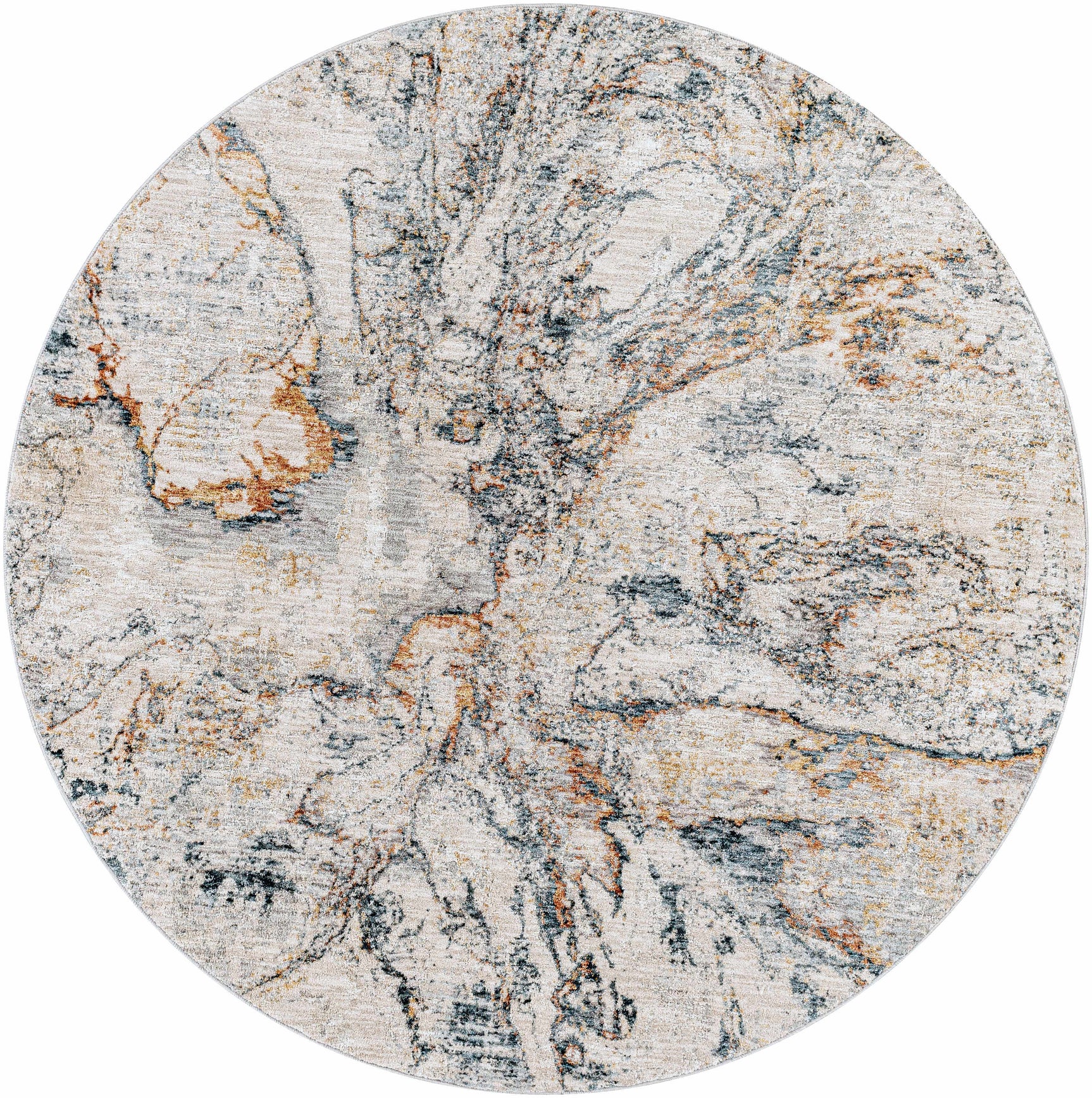 Cardup Beige Marble Rug - Ornate Home