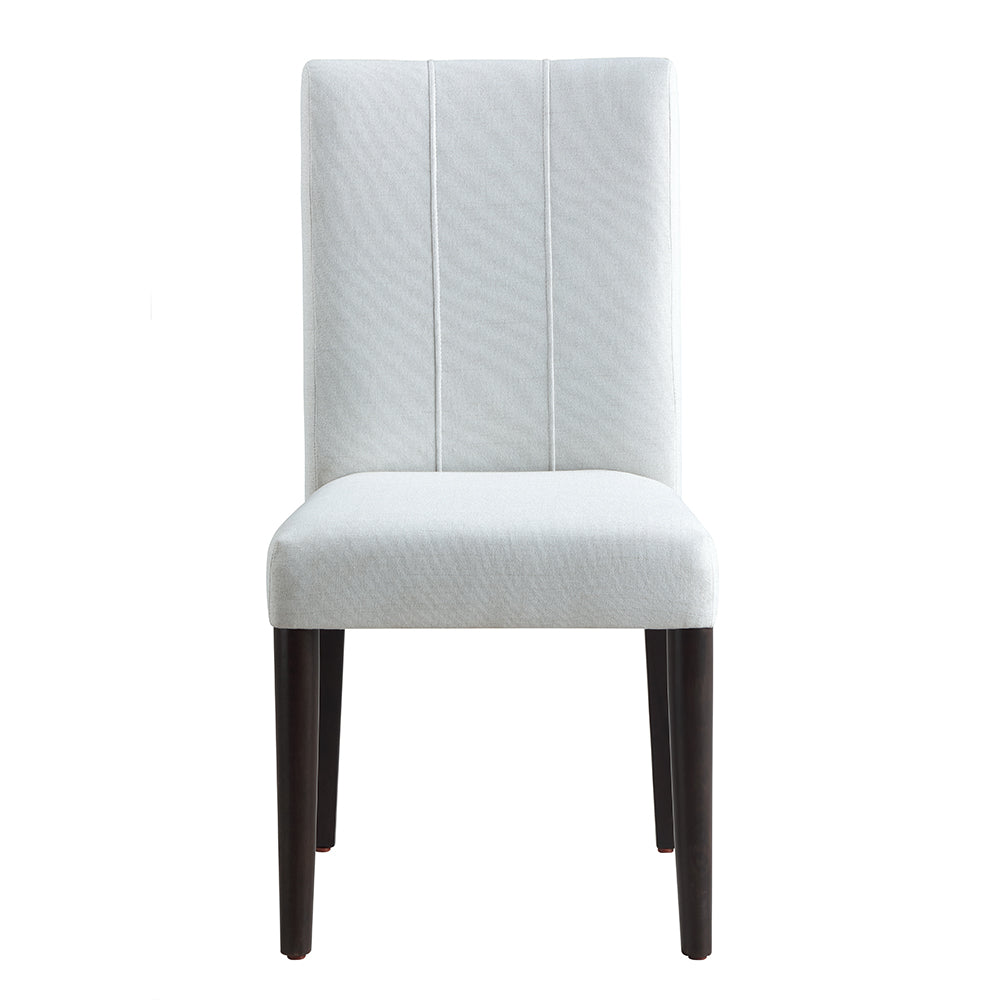 Carena White & Brown Side Chair (Set of 2) - Ornate Home