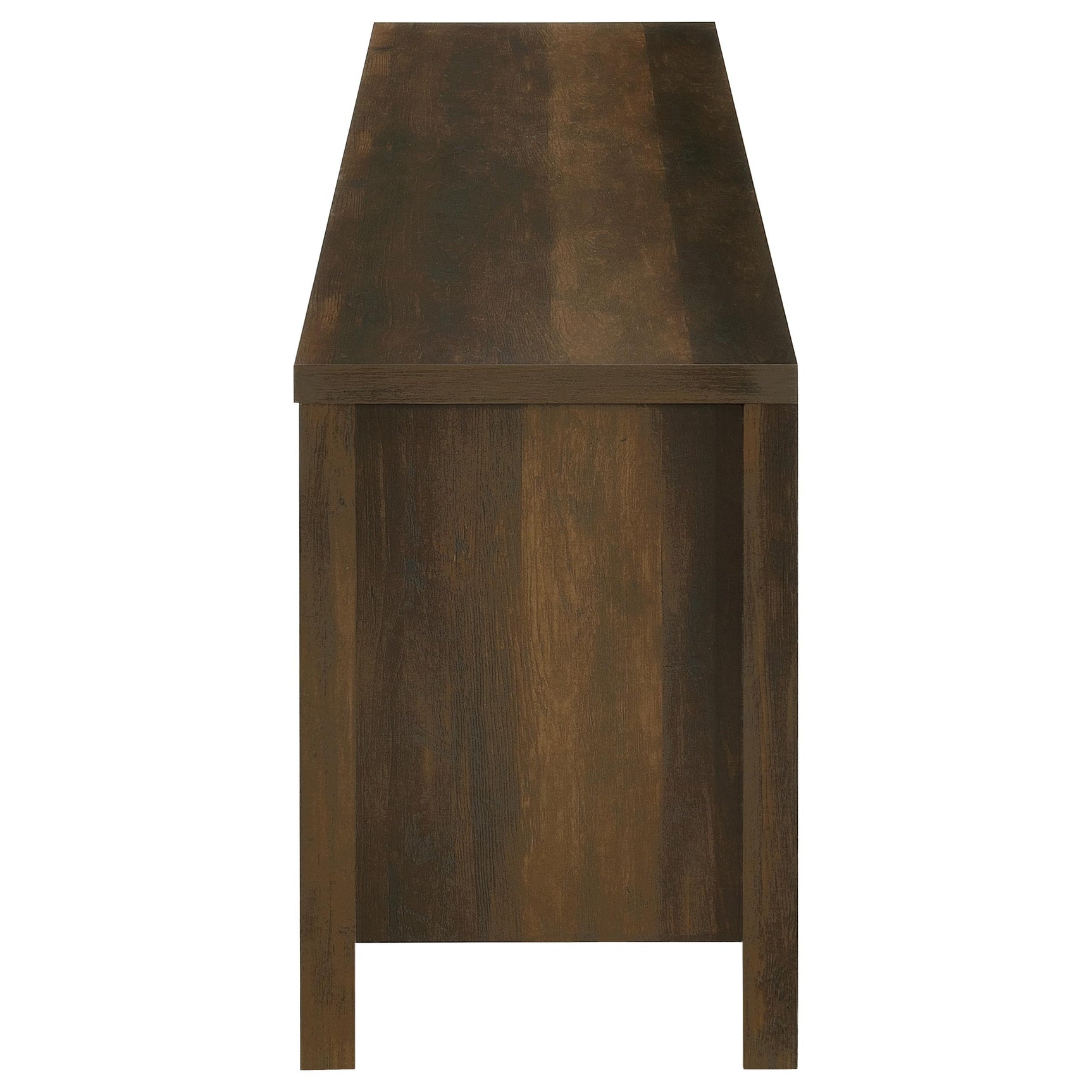 Carey Dark Pine 79-inch TV Stand Fireplace Media Console - Ornate Home