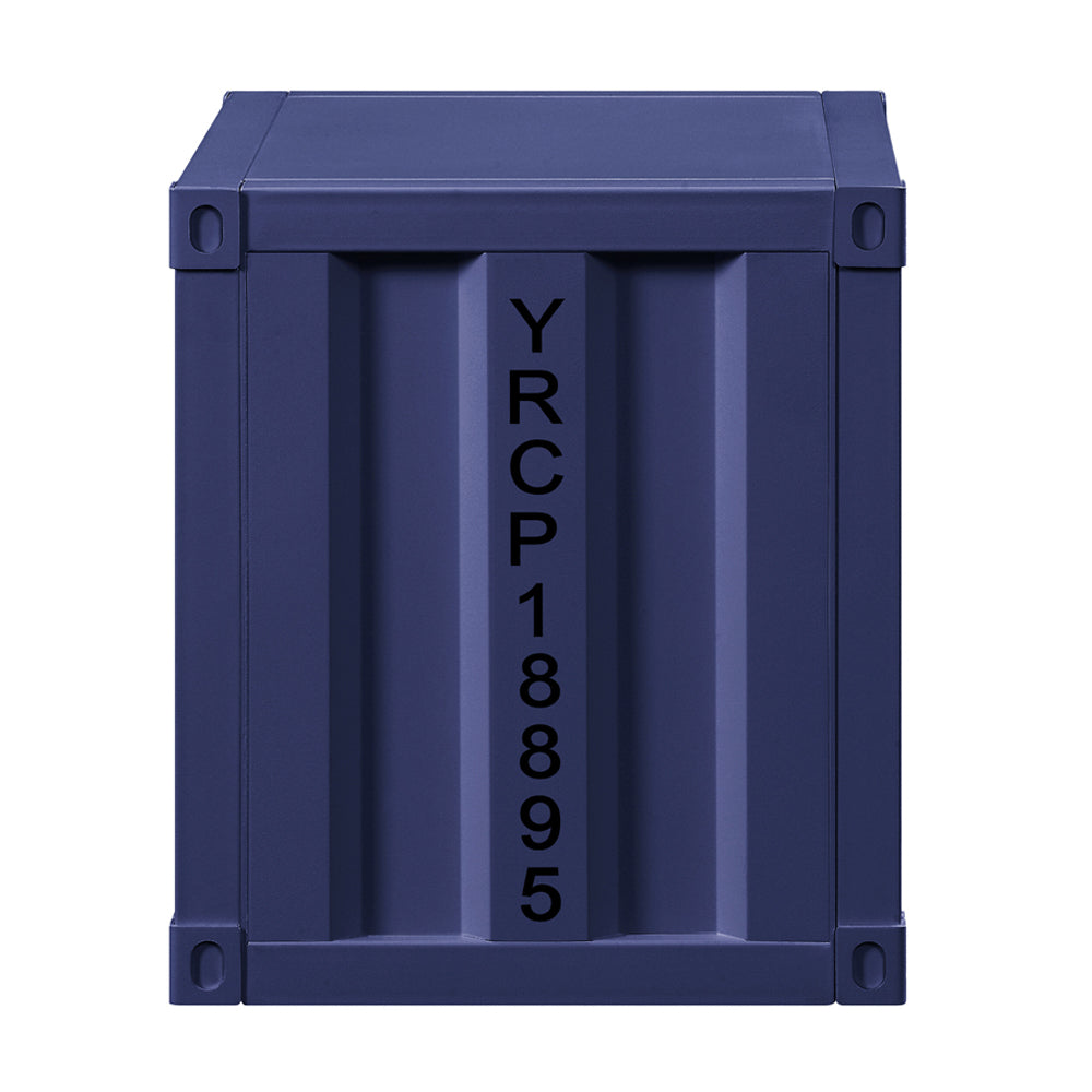 Cargo Blue Nightstand (USB) - Ornate Home
