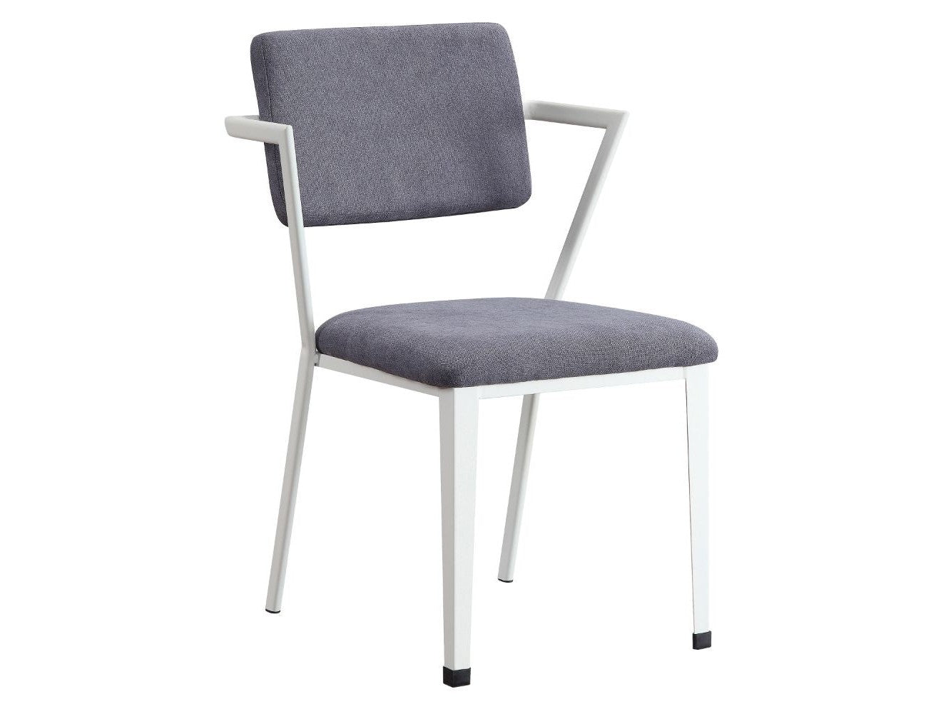 Cargo Gray/White Dining Chair (Set of 2) - Ornate Home