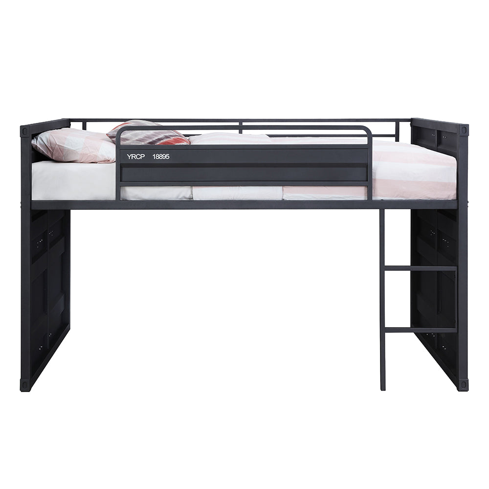 Cargo Gunmetal Loft Bed - Ornate Home
