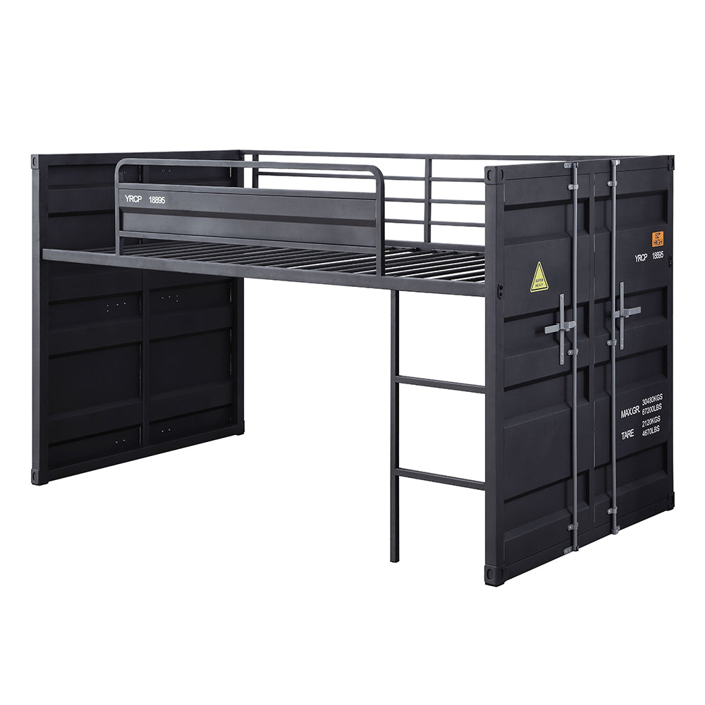 Cargo Gunmetal Loft Bed - Ornate Home